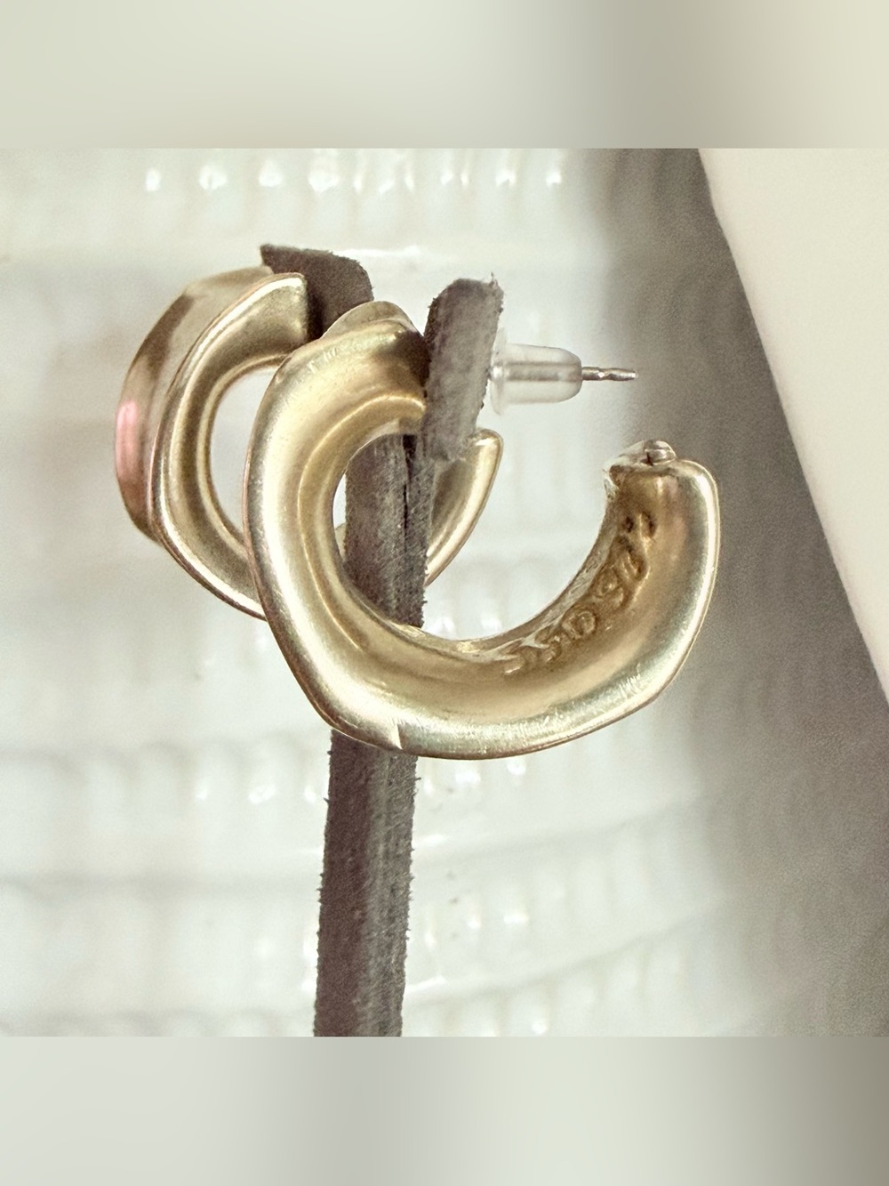 SSD Simon Sebbag 925 Sterling Silver Wide Hoop Earrings - Picture 5 of 11